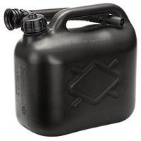 5ltr Black Plastic Fuel Can