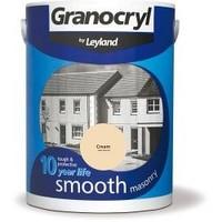 5LTR - Granocryl by Leyland Smooth Masonry Paint Cream