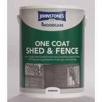 5LTR - Johnstone\'S Woodcare One Coat Shed & Fence Gold Chestnut