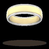 5mm Wedding Ring in 9 Carat Yellow & White Gold