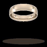 5mm Traditional Court Standard Wedding Ring in 9 Carat Rose Gold- Ring Size P