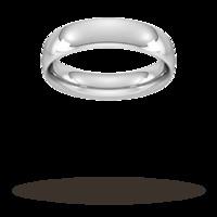 5mm Traditional Court Heavy Wedding Ring in Sterling Silver- Ring Size V