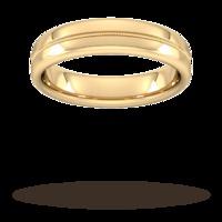 5mm Flat Court Heavy Milgrain Ce...