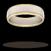 5mm Wedding Ring in 18 Carat Rose & Yellow Gold - Ring Size T