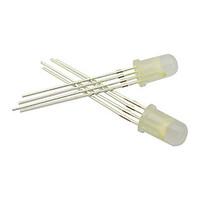 5mm 4-Pin RGB Full Color LED Common Cathode - Transparent (10 PCS)