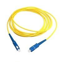 5m 15ft SC to SC Fiber Patch Cord Jumper Cable SM Simplex Single Mode Optic for Network Free Shipping