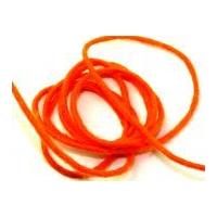 5mm pure wool felt cord orange