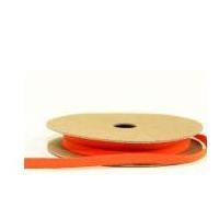 5mm Cotton Natural Rustic Look Ribbon Orange