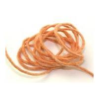 5mm Pure Wool Felt Cord Peach
