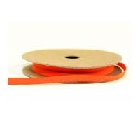 5mm Cotton Natural Rustic Look Ribbon Orange