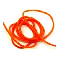 5mm Pure Wool Felt Cord Orange