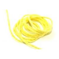 5mm Pure Wool Felt Cord Lemon