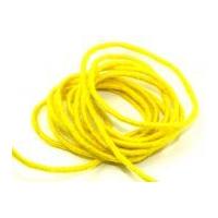 5mm pure wool felt cord yellow