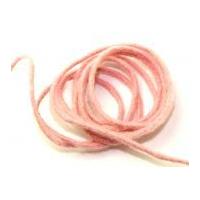 5mm Pure Wool Felt Cord Baby Pink