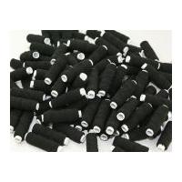 5mm Round Shirring Elastic Black