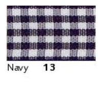 5mm berisford gingham ribbon 13 navy