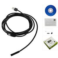 5m 55mm 6leds soft cable android endoscope waterproof inspection camer ...