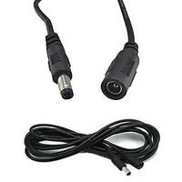 5M 16.4FT DC 5.52.1mm Male to Female Power Extension Cable For CCTV Security Cameras