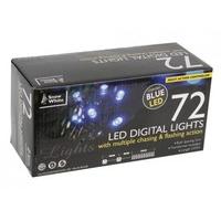 5m blue 72 digital led chasing lights