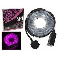 5m Multi Function Pink LED Rope Light