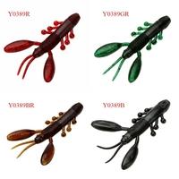 5Pcs 7.5cm 5.9g Soft Fishing Lures Shrimp Shape Prawn Baits Fishy Smell