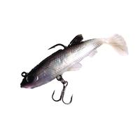 5Pcs 8.5cm 14g Soft Bait Lead Head Fish Lures Bass Fishing Tackle Sharp Hook T Tail