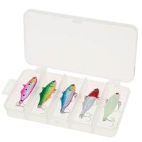 5pcs multicolor vib hard bait minnow fishing lure with two treble hook ...