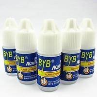 5PCS Acrylic Nail Art Glue Nail Glue Nail Tips Bond for Nail Decorations