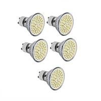 5pcs gu10e27mr16 60smd 3528 2835 led warm white white spot light bulb  ...