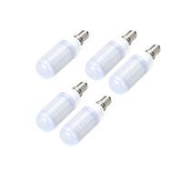 5pcs e14e27 10w 1000lm frosted 69 5730 smd warmcool white light led co ...