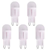 5PCS YWXLight Dimmable G9 7W 7xCOB LED 450-550 LM Warm White / Cool White AC 220V / AC 110V