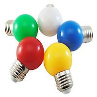 5pcs 1W E27 5XSMD2835 350LM Color Ball Bubble lamp LED Light Bulbs(Random Color)