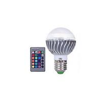 5pcs 3W E27 High quality RGB LED Bulb Color Changeable RGB LED Lamp With IR Remote Control for Home and KTV AC85-265V