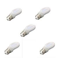 5pcs 6W E27 2700K/6500K Flat Shap Light Led Globe Bulb Lamps(AC85-265V)