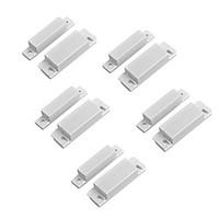 5pcslot magnetic contact reed switch wired door window open alarm sens ...