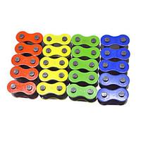 5PCS High Performance # 420 Color Motorcycle Dirt Pit Pocket Bike ATV Scooter Chain Link Connecting