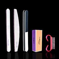 5pcsset nail art buffer file block brush medicure pedicure buffing san ...