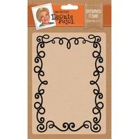 5"x7" Christmas Embossing Folder - Entwined Frame