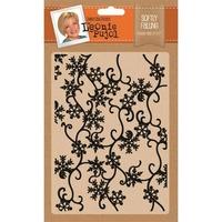 5quotx7quot christmas embossing folder softly falling