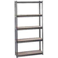 5shelf Metal Unit 91x30x183cm