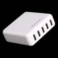 5V 8A 5-Port USB Smart Charger Multi-hub High Speed Portable Travel Adapter for iPhone iPad Samsung Tablet Camera MP3 MP4 GPS