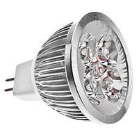 5W GU5.3(MR16) LED Spotlight MR16 4 High Power LED 270 lm Warm White DC 12 V