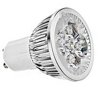 5W GU10 LED Spotlight MR16 4 High Power LED 330 lm Warm White / Cool White AC 85-265 V 1 pcs