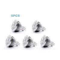 5w gu53mr16 led spotlight mr16 4 350 400 lm cool white dc 12 v 5 pcs