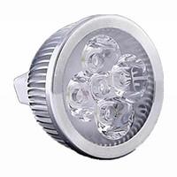 5W / 4W GU5.3(MR16) LED Spotlight MR16 4 High Power LED 400 lm Warm White / Cool White Dimmable DC 12 / AC 12 V 1 pcs