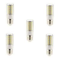 5W E14 G9 E26/E27 LED Corn Lights T 69 SMD 5730 450 lm Warm White Cool White AC 220-240 V 5 pcs