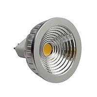 5W GU5.3(MR16) LED Spotlight 1 COB 400-450LM lm Warm White Dimmable DC 12 V