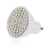5W 2835X60SMD GU10/MR16 Warm Cool White Color Plastic Shell LED Spot Lights(AC220-240V)