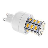 5W G9 LED Corn Lights T 24 SMD 5730 80-350 lm Warm White Dimmable AC 220-240 V