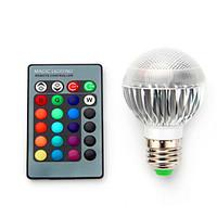 5W E14 / E26/E27 / B22 LED Smart Bulbs G60 1 SMD 5050 680 lm RGB Dimmable / Remote-Controlled / Decorative V 1 pcs